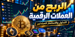 الربح من العملات الرقمية: التداول والاستثمار وإدارة المخاطر للمبتدئين