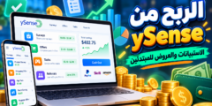 الربح من ySense: طريقة التسجيل والاستبيانات والعروض وزيادة فرص التأهل